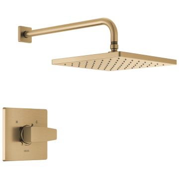 Trim, Brazo y Regadera Modern Champange Bronze