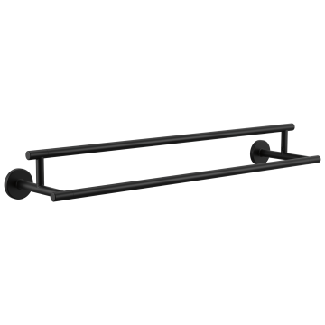 Toallero Barra Doble 24" Trinsic Negro