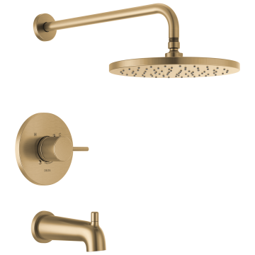 Trim, Brazo, Salida de Tina y Regadera Modern Champange Bronze