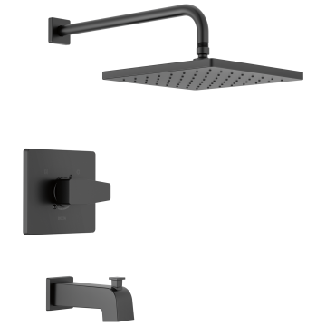 Trim, Brazo, Regadera y Salida de Tina Modern Negro
