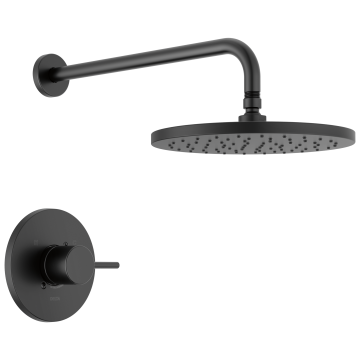 Trim, Brazo y Regadera Modern Negro