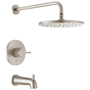 Trim, Brazo, Salida de Tina y Regadera Modern Stainless