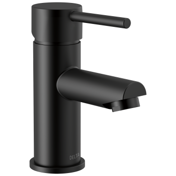 Moderno Lavamanos Monomando Baja 1.2 GPM Negro