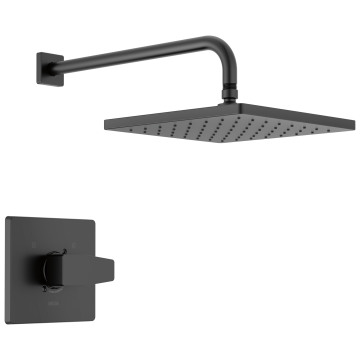Trim, Brazo y Regadera Modern Negro